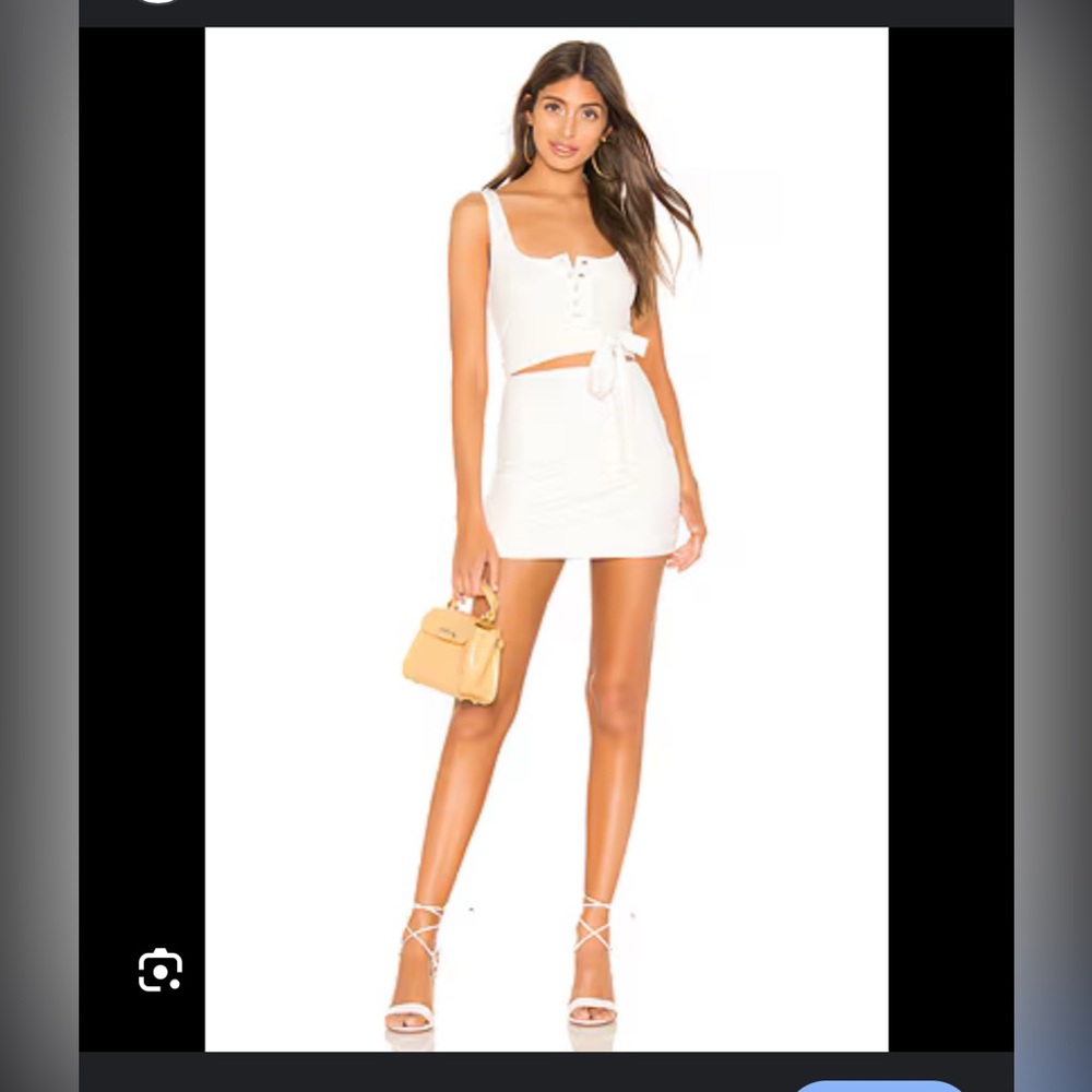 Privacy Please Cecile mini dress white